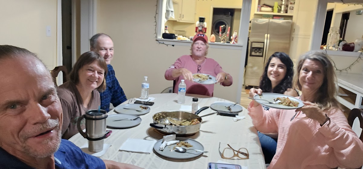 A shared meal at The Pearl